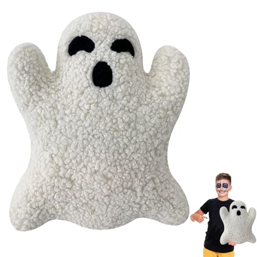 POPOYU Halloween Kuscheltier Gespenster 40cm,Halloween Kissen Geist Weißer Geister Plüsch HalloweenGeister Figure Geisterstofftier Geisterkissen Für HalloweenKinder Geschenk Deko Geister Wurfkissen POPOYU Halloween Kuscheltier Gespenster 40cm,Halloween Kissen Geist Weißer Geister Plüsch HalloweenGeister Figure Geisterstofftier Geisterkissen Für HalloweenKinder Geschenk Deko Geister Wurfkissen von POPOYU