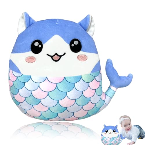 POPOYU Meerjungfrau Kissen,Neue kreative Niedlich Gruselige Kissen Puppe,Meerjungfrau Dekoratives Kissen für Kinder Weihnachten,Geburtstagsgeschenke weiches Bett/Sofa Dekorationen POPOYU Meerjungfrau Kissen,Neue kreative Niedlich Gruselige Kissen Puppe,Meerjungfrau Dekoratives Kissen für Kinder Weihnachten,Geburtstagsgeschenke weiches Bett/Sofa Dekorationen von POPOYU