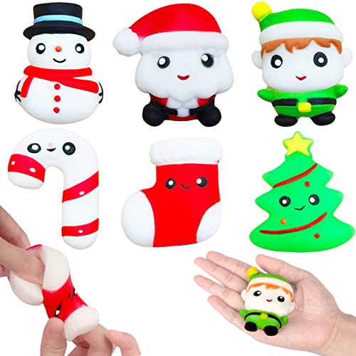 POPOYU Weihnachten Groß Mochi Squishy Set,Squeeze Spielzeug für Kinder,6 Stück Kawaii Groß Soft Mochi Squishy Spielzeug,Weihnachts Stretchy Stress Relief Spielzeug für Weihnachtsfeier Taschenfüller POPOYU Weihnachten Groß Mochi Squishy Set,Squeeze Spielzeug für Kinder,6 Stück Kawaii Groß Soft Mochi Squishy Spielzeug,Weihnachts Stretchy Stress Relief Spielzeug für Weihnachtsfeier Taschenfüller von POPOYU