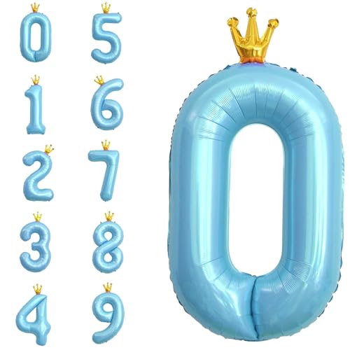 POPOYU Zahlen Luftballon Folienballon 0 Groß,40'' XXL Hellblau Zahlenballon 10. Geburtstag,Helium Ballons Zahlen Stehender Ballon für 10 Jahre Jungen Mädchen Geburtstags Hochzeit Jubiläum Party Deko POPOYU Zahlen Luftballon Folienballon 0 Groß,40'' XXL Hellblau Zahlenballon 10. Geburtstag,Helium Ballons Zahlen Stehender Ballon für 10 Jahre Jungen Mädchen Geburtstags Hochzeit Jubiläum Party Deko von POPOYU