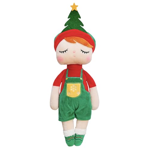 Plüschfigur Xmas Kuschelpuppe Squishmallows Weihnachten Plüsch Weihnachtsmann Plüschtiere Stofftiere Kawaii Puppe 38cm,Kuscheltier Weihnachten Plüschkissen Spielzeug für Kinder Mädchen Jungen von POPOYU