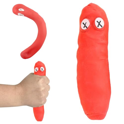 Rot Dehnbarem Poo Stressspielzeug, Unfug Schwimmend Gefälschte Fake Poop Spielzeug,Neuartiges Spielzeug für Partys und zum Stressabbau im Alltag von POPOYU