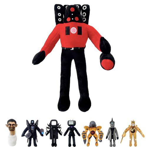 POPOYU Skibidi Titan Speaker Man Plüschtiere, Skibidi Speaker Man Plüsch, ausgestopfte Skibidi-Toiletten-Plüschfigur, lustige Spiel-Cartoon-Plüschpuppe POPOYU Skibidi Titan Speaker Man Plüschtiere, Skibidi Speaker Man Plüsch, ausgestopfte Skibidi-Toiletten-Plüschfigur, lustige Spiel-Cartoon-Plüschpuppe von POPOYU