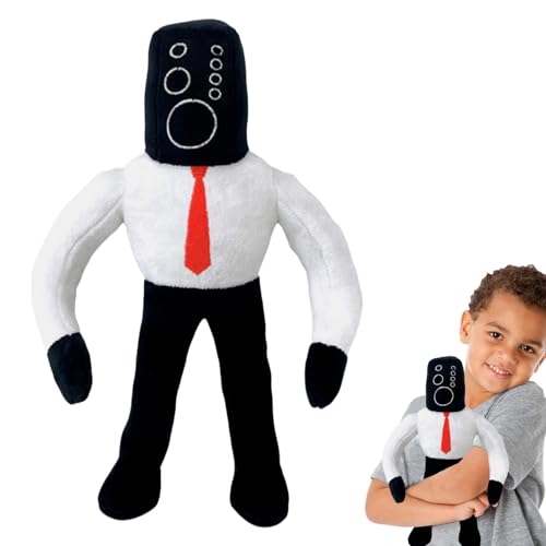 Skibidi Toilet Plüschtier,Speakerman Figuren Kuscheltier Kreatives Skibidi Toiletten Plüschtier für Spiele Fans,Lustige Und Einzigartige Skibidi.Toiletten gefüllte Puppen für Kindergeburtstag von POPOYU