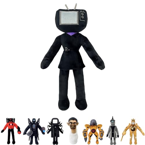 Skibidi Toilette Plüschtier,Skibidi Toiletten Figuren,Plüsch Skibidi Toiletten Figuren,Titan Speakerman Plüsch Weich Bequem Gefüllte,Plüschtier Kuscheltier Stofftier Weihnachten für Spielefans von POPOYU