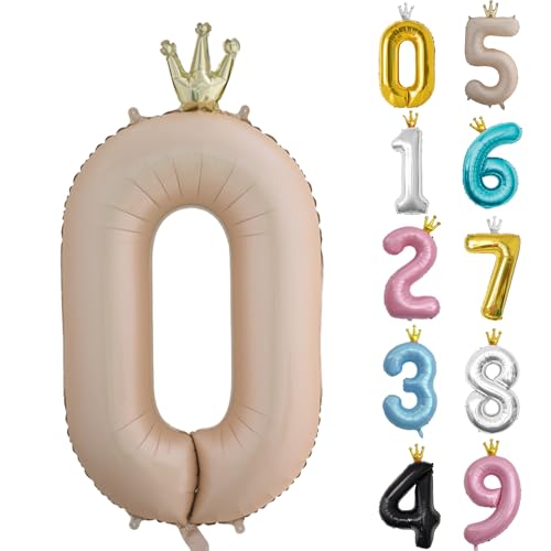 Zahl 0 Luftballon Karamell, 101cm Riesen Zahlenballon Nummer 0 1 2 3 4 5 6 7 8 9 10 16 18 21 30 40 50 60 70 80 90 100, 40" Groß Folienballons für Hochzeit Jubiläum, Geburtstagsballons Karamellfarbe Zahl 0 Luftballon Karamell, 101cm Riesen Zahlenballon Nummer 0 1 2 3 4 5 6 7 8 9 10 16 18 21 30 40 50 60 70 80 90 100, 40" Groß Folienballons für Hochzeit Jubiläum, Geburtstagsballons Karamellfarbe von POPOYU