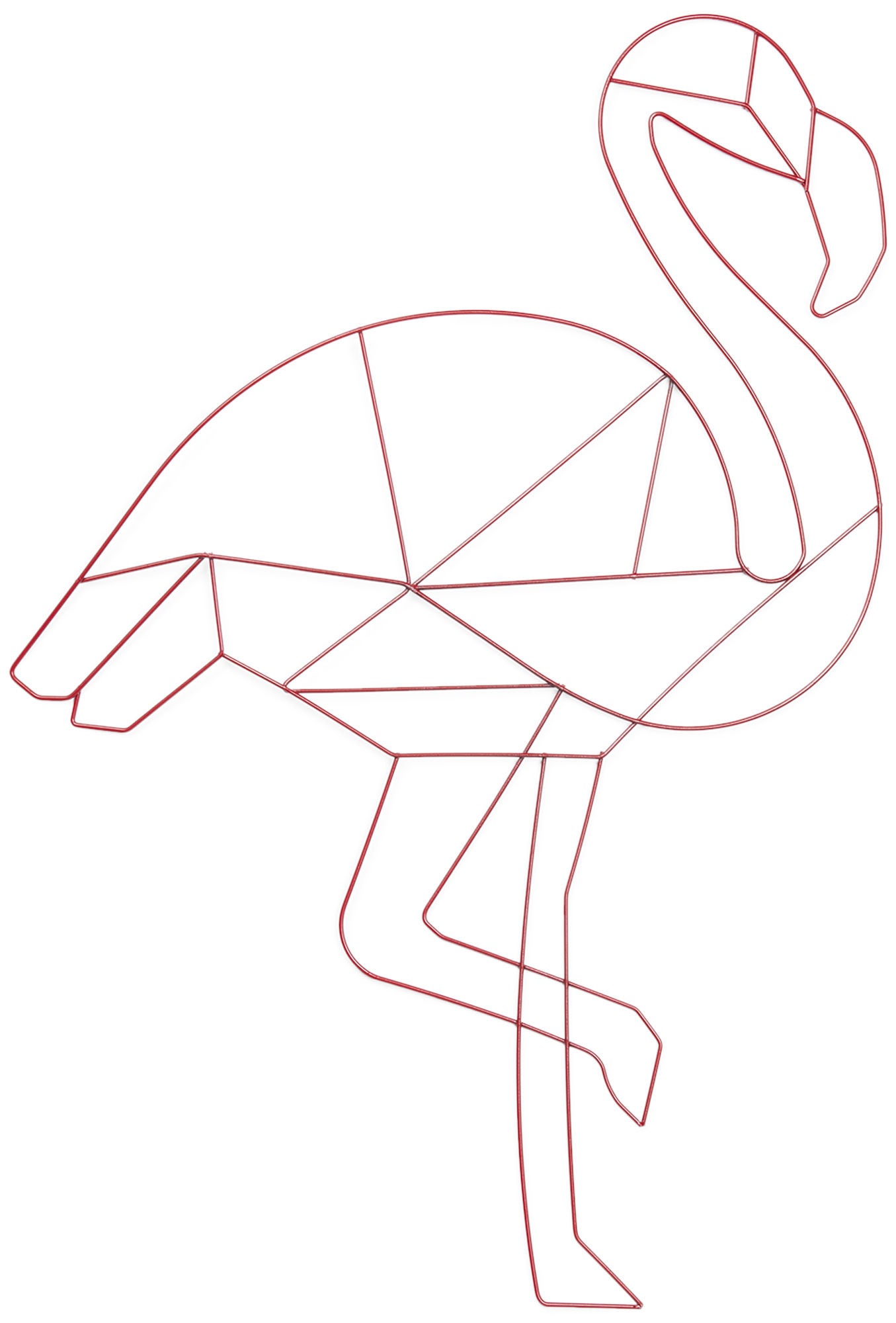 POPP Wanddekoration Flamingo, Rot POPP Wanddekoration Flamingo, Rot von POPP
