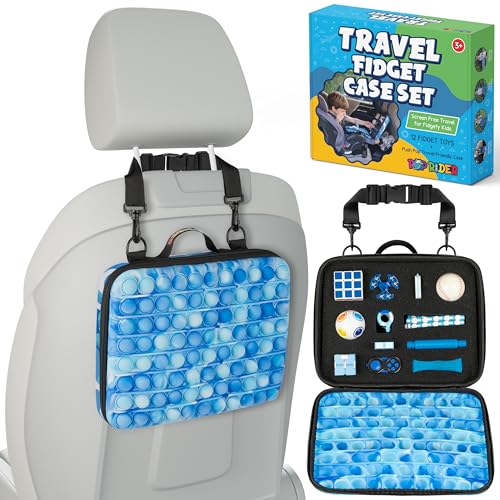 Poprider - Reise-Fidget-Spielzeug-Set mit Etui (Blau) von POPRIDER
