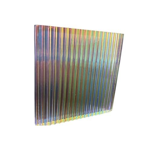 Dichroitisches Prisma, dekoratives optisches Glass, transparente Glasgitterplatte for Dekorationskunst(20pcs 32-37mm Rando) von POQAX
