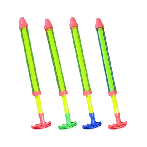 4pcs Wasserpistole Kinder Super Wasser Blaster Spritzpistole Wasserspritzpistolen für den Sommer im Freien Schwimmbad, Hinterhof, Strand Wasser Spiel Wasser Spielzeuge(Zufällige Farbe) von PORUPAEL