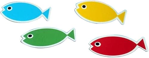 PORUTE Kühlschrankmagnete, Dekor, Kühlschrank, Magnete, Ornament, 12 Stück Whiteboard-Magnete, Kühlschrankmagnete, pädagogisches Spielzeug, zufällige Farbe, Fisch #01 PORUTE Kühlschrankmagnete, Dekor, Kühlschrank, Magnete, Ornament, 12 Stück Whiteboard-Magnete, Kühlschrankmagnete, pädagogisches Spielzeug, zufällige Farbe, Fisch #01 von PORUTE