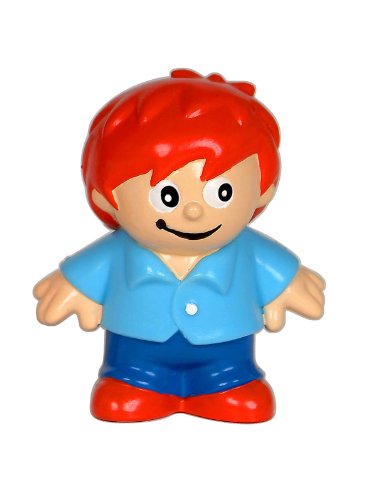 P:os 60968 - 3D Figur Mainzelmännchen „Edi“, Spielfigur aus PVC, ca. 5,5 cm hoch, zum Sammeln, Tauschen und Spielen von p:os