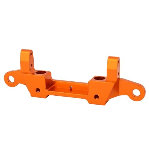 POSLAB Aluminiumlegierung Metall modifizierte hintere Stoßstangenhalterung, for AXIAL 1/6 SCX6 for Jeep RC Fernbedienung Spielzeug Auto Upgrade Teile (Color : Orange) von POSLAB