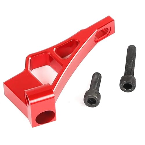 POSLAB CNC-Metallmotor-Verstärkungsrahmen-Kit, for 1/5 for Hpi for Rofun for BAHA for Rovan Km for Baja 5B 5T 5Sc Spielzeugteile (Color : Red) von POSLAB