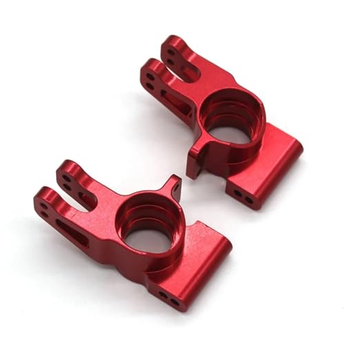 POSLAB Metall-Hinterradnabenträger, for 1/7 for King Motor KM RC for Rallye-Auto-Upgrades, Teile, Zubehör (Color : Red) von POSLAB