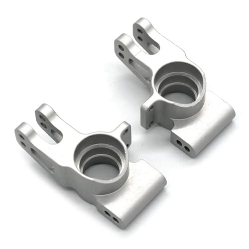 POSLAB Metall-Hinterradnabenträger, for 1/7 for King Motor KM RC for Rallye-Auto-Upgrades, Teile, Zubehör (Color : Silver) von POSLAB