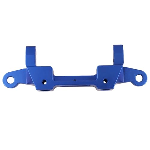 POSLAB Metalllegierung vorne hinten Stoßstangenhalterung, for 1/6 RC Spielzeug Auto Crawler for Axial SCX6 for Jeep for JLU for Wrangler for Rubicon Body Chassis Upgrade Teile (Color : Rear Blue 1pc) von POSLAB