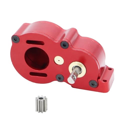 POSLAB for LCG Metallgetriebe mit unterem Schwerpunkt, for 1/10 RC Crawler for Axial SCX10 I II III for Capra Upgrades Teile (Color : Red) von POSLAB