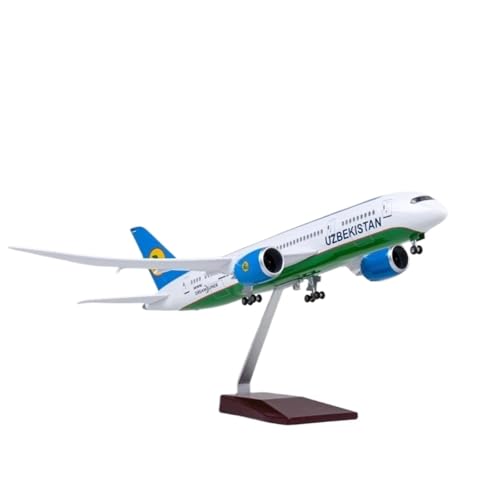 47 cm B787 Druckguss-Flugzeug, Harz-Linie Flugzeugmodell, Sammlung von Druckguss-Flugzeugen, Geschenk mit Licht Druckguss-Flugzeug (Noled) von POSMRWK