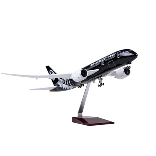 Air New Zealand B787 Flugzeugmodell aus Legierung, 47 cm, mit Lichtern und Rädern, Druckguss-Flugzeugmodell aus Harz (Nolight) von POSMRWK