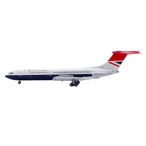 British Airways VC-10 Sammelfigur, Druckguss-Metall-Flugzeugmodell, Maßstab 1:200, Druckguss-Flugzeug von POSMRWK