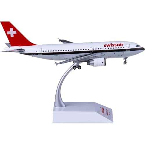 Erwachsenenflugzeugmodell im Maßstab 1:200 Swissair A310-300 HB-IPI Druckguss-Metall-Flugzeugmodell Spielzeug-Flugzeug-Set aus der Kollektion Druckguss-Flugzeug von POSMRWK