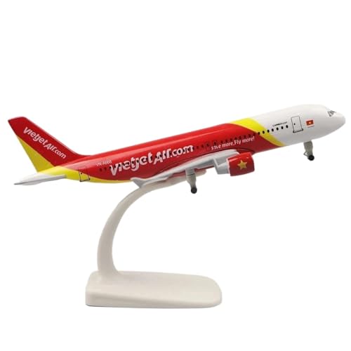 For 20cm Druckguss Metall Flugzeug Modell Vietjet A320 Flugzeug Modell Aluminiumlegierung Replikat Geschenk Dekoration For 20cm Druckguss Metall Flugzeug Modell Vietjet A320 Flugzeug Modell Aluminiumlegierung Replikat Geschenk Dekoration von POSMRWK