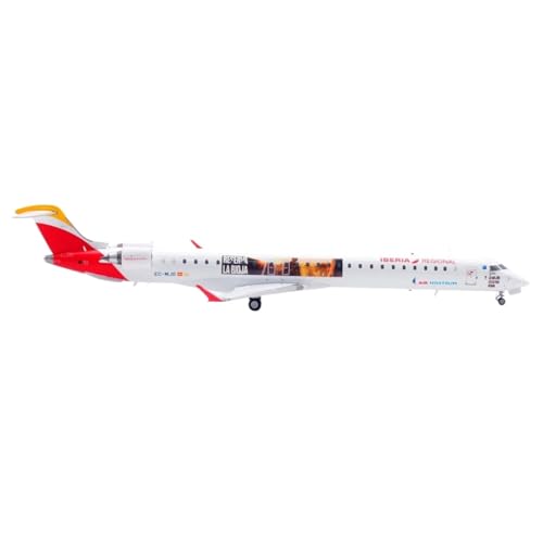 Für Flugzeugset, Modell Universal 1:200, Bombardier CRJ-1000, Flugzeugmodell aus Metall, Druckguss zum Sammeln von POSMRWK