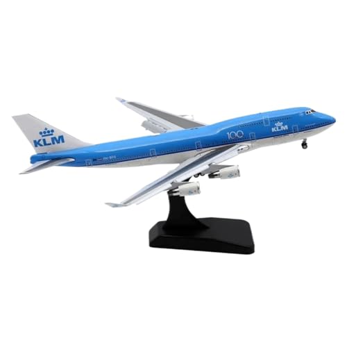 KLM Royal Dutch Airlines 747-400 Modellflugzeug aus Metall-Druckguss Modellflugzeug aus Legierung, raffinierte Kollektion, Maßstab 1:400, Druckguss-Flugzeug von POSMRWK