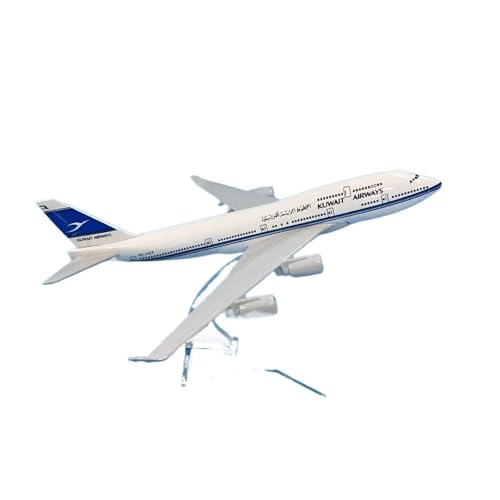 Kuwait Airways Boeing B747 Flugzeugmodell, Flugzeugmodell aus Druckguss-Metall, 16 cm, Modellbausatz im Maßstab 1/400, Miniaturmodell Kuwait Airways Boeing B747 Flugzeugmodell, Flugzeugmodell aus Druckguss-Metall, 16 cm, Modellbausatz im Maßstab 1/400, Miniaturmodell von POSMRWK