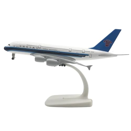 Miniatur des Flugzeugs, Modell Airbus A380, 20,3 cm, Maßstab 1:400 von Southern Airlines mit Sammelrädern. Miniatur des Flugzeugs, Modell Airbus A380, 20,3 cm, Maßstab 1:400 von Southern Airlines mit Sammelrädern. von POSMRWK