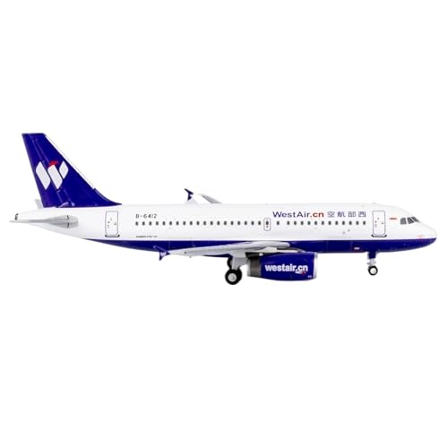 Miniatur des Flugzeugs, Modell NG 1:400 Airbus A319 von Western Airlines, Flugzeugmodell aus Druckguss mit Halterung, Flugzeugmodell für Erwachsene. Miniatur des Flugzeugs, Modell NG 1:400 Airbus A319 von Western Airlines, Flugzeugmodell aus Druckguss mit Halterung, Flugzeugmodell für Erwachsene. von POSMRWK