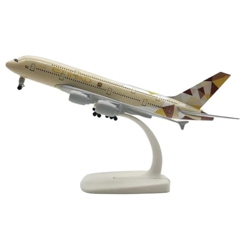 Miniatur des Flugzeugs, Replik eines Flugzeugs aus Metalldruckguss, Etihad Airways A380, 20 cm, Sammlermodell. Miniatur des Flugzeugs, Replik eines Flugzeugs aus Metalldruckguss, Etihad Airways A380, 20 cm, Sammlermodell. von POSMRWK