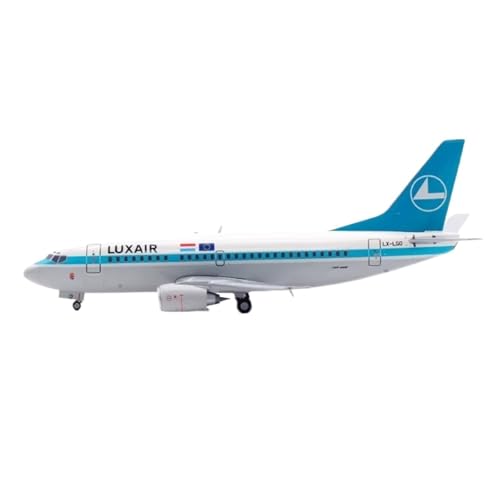 Miniatur des Flugzeugs, Spielzeug-Flugzeug-Set, Sammlerstück aus Metall, Druckguss, Lux Air B737-500, Maßstab 1:200 von POSMRWK