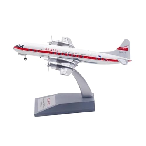 Miniatur des Flugzeugs, Spielzeugflugzeug-Set, Maßstab 1:200, Flugzeugmodell von Australian Airlines L-188, Kollektion von Flugzeugmodellen aus Legierung, Verzierungen. von POSMRWK