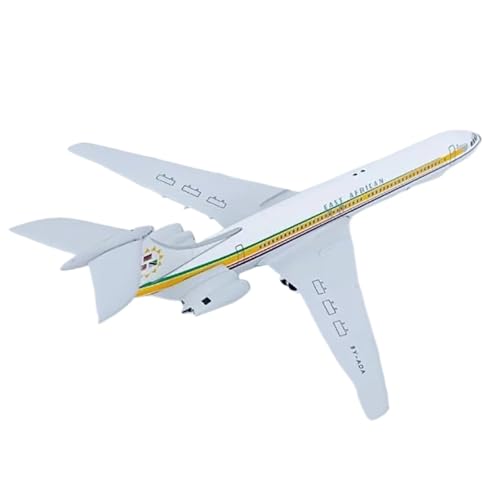 Miniatur des Flugzeugs, Spielzeugflugzeug-Set, Maßstab 1:500, für Sammlerausstellung von Flugzeugmodellen aus Legierung VC-10 von East African Aviation Miniatur des Flugzeugs, Spielzeugflugzeug-Set, Maßstab 1:500, für Sammlerausstellung von Flugzeugmodellen aus Legierung VC-10 von East African Aviation von POSMRWK