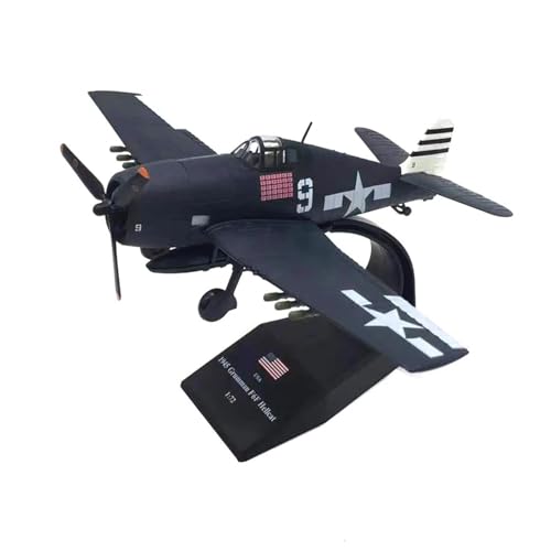 Miniatur des Mini-Flugzeugs aus Legierung im Maßstab 1/72 für das Jagdmodell Hellcat F-6F und seine Präsentation im Regal. Miniatur des Mini-Flugzeugs aus Legierung im Maßstab 1/72 für das Jagdmodell Hellcat F-6F und seine Präsentation im Regal. von POSMRWK