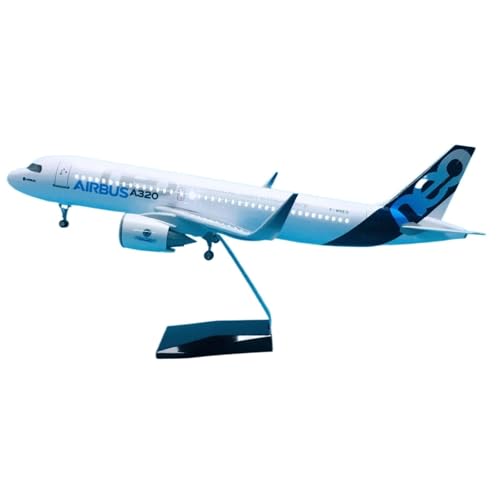 Modellflugzeuge aus Metalllegierung, für Modellflugzeug, 47 cm, Airliner-Modell A320neo, Legierung, Maßstab 1:100, Druckguss, Flugzeugmodell mit Lichtern Modellflugzeuge aus Metalllegierung, für Modellflugzeug, 47 cm, Airliner-Modell A320neo, Legierung, Maßstab 1:100, Druckguss, Flugzeugmodell mit Lichtern von POSMRWK