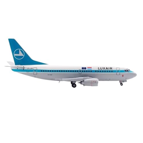 Modellflugzeuge für Erwachsene im Maßstab 1:200, Flugzeug Lux Aviation B737-500, Druckguss-Metall, Flugzeugmodell, Sammlerstück, Spielzeug-Set von POSMRWK