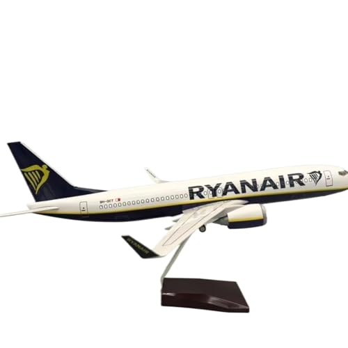 POSMRWK 47 cm Ryanair Irland B737-800 Luftfahrt Flugzeugmodell 1/85 Wahren GAUS Metal-Flugzeugmodell for die Modellsammlung(Nolight) von POSMRWK