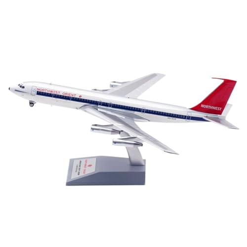 POSMRWK For Sammelflugzeug aus Legierung B707-300, Druckguss-Flugzeugmodell, 1/400 Maßstab-Ornamente, Spielzeugflugzeug von POSMRWK