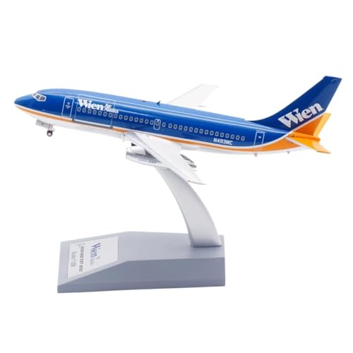 POSMRWK Miniatur-Flugzeug-Ornamente für Erwachsene, Modell B737-200 aus Druckguss, Maßstab 1/200, für Vienna Aviation von POSMRWK