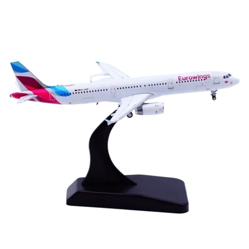 POSMRWK Miniatur-Flugzeugmodell Airbus A321 von JC Wings Eurowings, Maßstab 1/400, Sammelspielzeug. POSMRWK Miniatur-Flugzeugmodell Airbus A321 von JC Wings Eurowings, Maßstab 1/400, Sammelspielzeug. von POSMRWK