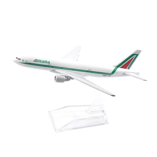 POSMRWK Miniatur des Flugzeugs, Verzierungen aus Druckgusslegierung für das italienische Luftfahrtmodell 777, 16 cm, Modellflugzeug im Maßstab 1/400. POSMRWK Miniatur des Flugzeugs, Verzierungen aus Druckgusslegierung für das italienische Luftfahrtmodell 777, 16 cm, Modellflugzeug im Maßstab 1/400. von POSMRWK