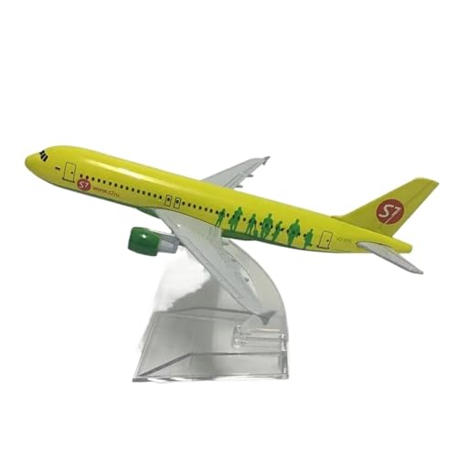 Passagierflugzeugmodell für Passagierflugzeug-Modell, 16 cm, russisches Legierungsflugzeugmodell Sibirian S7, Druckguss-Metall-Flugzeugmodell im Maßstab 1/400, Modell Passagierflugzeugmodell für Passagierflugzeug-Modell, 16 cm, russisches Legierungsflugzeugmodell Sibirian S7, Druckguss-Metall-Flugzeugmodell im Maßstab 1/400, Modell von POSMRWK