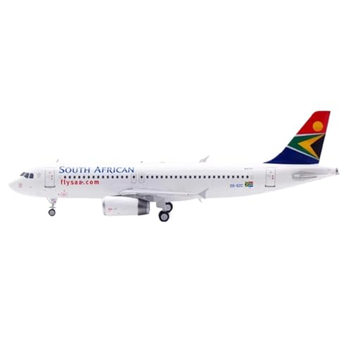 South African Airways A320 Druckguss-Metall-Flugzeugmodell, Ornamente, Maßstab 1:200, Flugzeug-Spielzeug, Druckguss-Flugzeug von POSMRWK
