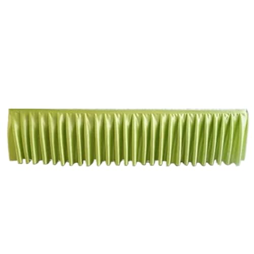 Party-Tischrock, Party-Tischröcke, Eisseiden-Chiffon, Hochzeitstischrock, Party-Bankett, Bühnen-Tischrock for Tischdecken-Dekoration, Party-Dekorationen (rot, H120 cm x L300 cm)(Light Green,H50cm x L3 von POTUBI