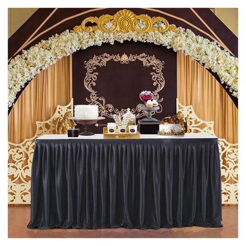 Party-Tischrock, Party-Tischröcke, Geburtstagsparty-Tischrock, 4,2 m, Tüll-Tischrock, Hochzeit, Hotel, Konferenz-Tischrock, Party-Dekoration, Party-Dekorationen (Rosa, 2,75 m – 275 cm L x 78 cm H)(Bla Party-Tischrock, Party-Tischröcke, Geburtstagsparty-Tischrock, 4,2 m, Tüll-Tischrock, Hochzeit, Hotel, Konferenz-Tischrock, Party-Dekoration, Party-Dekorationen (Rosa, 2,75 m – 275 cm L x 78 cm H)(Bla von POTUBI