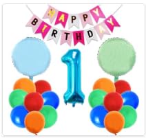 POVALLOV Geburtstagsdeko 3 Jahr Set, Geburtstag Deko Luftballons, Eburtstag Hintergrund Deko, Dieses Set eignet sich zur Kindergeburtstagsdekoration POVALLOV Geburtstagsdeko 3 Jahr Set, Geburtstag Deko Luftballons, Eburtstag Hintergrund Deko, Dieses Set eignet sich zur Kindergeburtstagsdekoration von POVALLOV