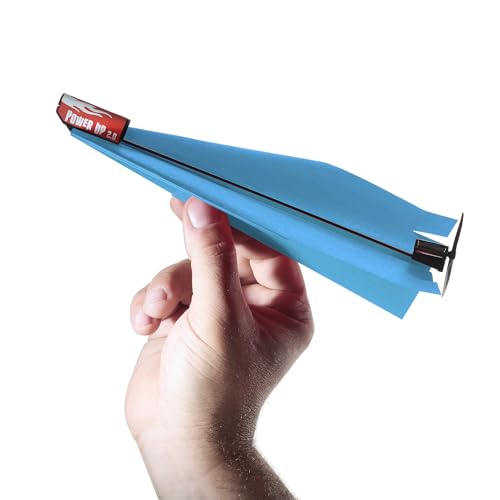 POWERUP 2.0 Papierflieger Bausatz | Elektronischer Motor für DIY Papierflieger | Fliegt weiter und länger | Perfekt für Kinder und Erwachsene | Gebrauchsfertiger Flugzeugmotor-Bausatz von POWERUP